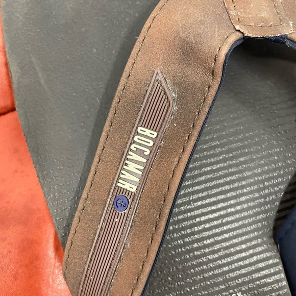 Dockers Brown and Navy Flip-Flops - Picture 3 of 4